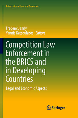 Couverture cartonnée Competition Law Enforcement in the BRICS and in Developing Countries de 