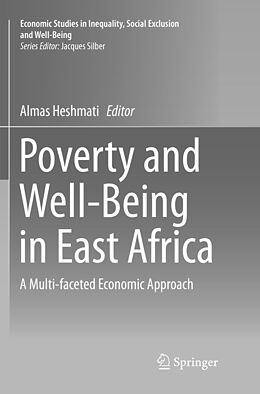 Couverture cartonnée Poverty and Well-Being in East Africa de 