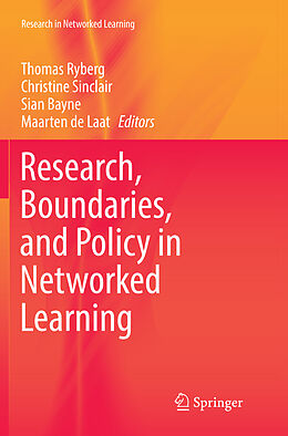 Kartonierter Einband Research, Boundaries, and Policy in Networked Learning von 