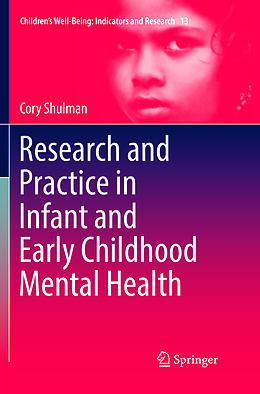 Couverture cartonnée Research and Practice in Infant and Early Childhood Mental Health de Cory Shulman