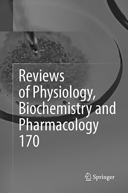 Couverture cartonnée Reviews of Physiology, Biochemistry and Pharmacology Vol. 170 de 