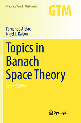 Kartonierter Einband Topics in Banach Space Theory von Nigel J. Kalton, Fernando Albiac