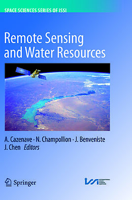 Couverture cartonnée Remote Sensing and Water Resources de 