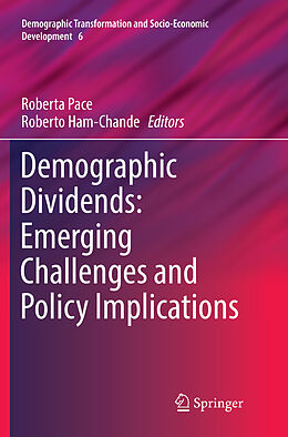 Couverture cartonnée Demographic Dividends: Emerging Challenges and Policy Implications de 