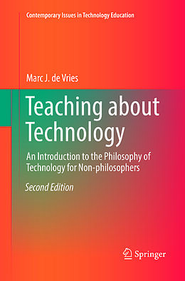 Couverture cartonnée Teaching about Technology de Marc J. De Vries