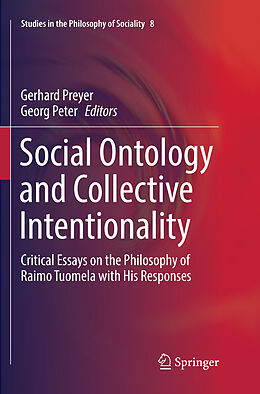 Couverture cartonnée Social Ontology and Collective Intentionality de 