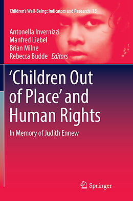 Couverture cartonnée  Children Out of Place  and Human Rights de 