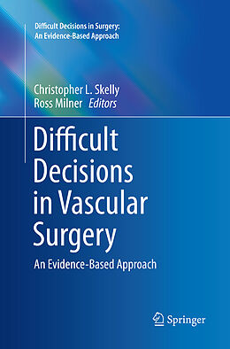 Couverture cartonnée Difficult Decisions in Vascular Surgery de 