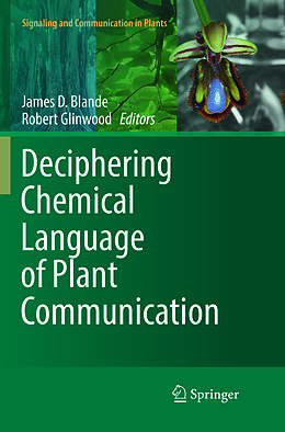 Couverture cartonnée Deciphering Chemical Language of Plant Communication de 