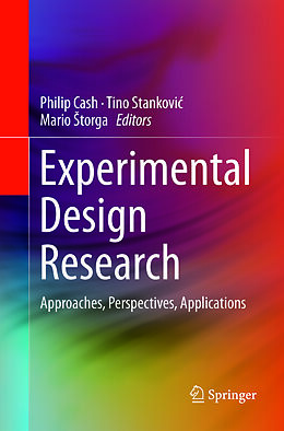 Couverture cartonnée Experimental Design Research de 