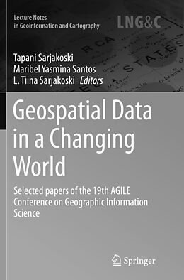 Kartonierter Einband Geospatial Data in a Changing World von 