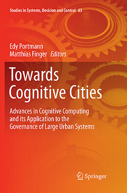 Kartonierter Einband Towards Cognitive Cities von 