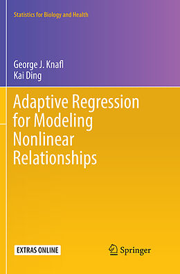 Couverture cartonnée Adaptive Regression for Modeling Nonlinear Relationships de Kai Ding, George J. Knafl