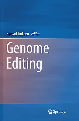 Couverture cartonnée Genome Editing de 