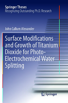 Kartonierter Einband Surface Modifications and Growth of Titanium Dioxide for Photo-Electrochemical Water Splitting von John Alexander