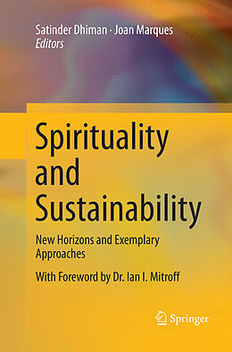 Couverture cartonnée Spirituality and Sustainability de 