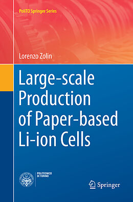 Kartonierter Einband Large-scale Production of Paper-based Li-ion Cells von Lorenzo Zolin