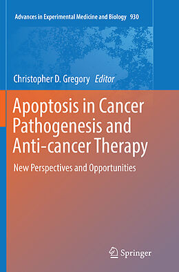 Kartonierter Einband Apoptosis in Cancer Pathogenesis and Anti-cancer Therapy von 