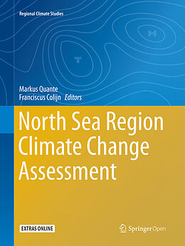 Couverture cartonnée North Sea Region Climate Change Assessment de 