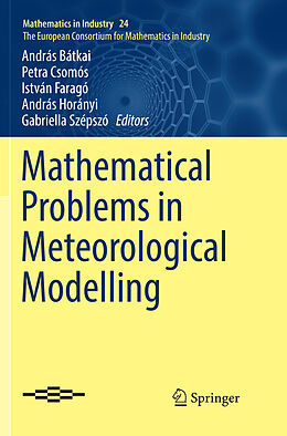 Couverture cartonnée Mathematical Problems in Meteorological Modelling de 