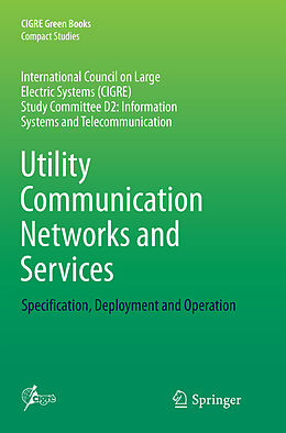 Couverture cartonnée Utility Communication Networks and Services de 