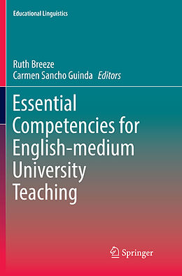 Kartonierter Einband Essential Competencies for English-medium University Teaching von 