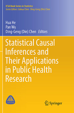 Couverture cartonnée Statistical Causal Inferences and Their Applications in Public Health Research de 