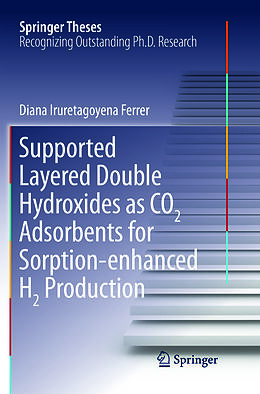 Couverture cartonnée Supported Layered Double Hydroxides as CO2 Adsorbents for Sorption-enhanced H2 Production de Diana Iruretagoyena Ferrer