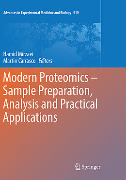 Kartonierter Einband Modern Proteomics   Sample Preparation, Analysis and Practical Applications von 