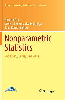Couverture cartonnée Nonparametric Statistics de 