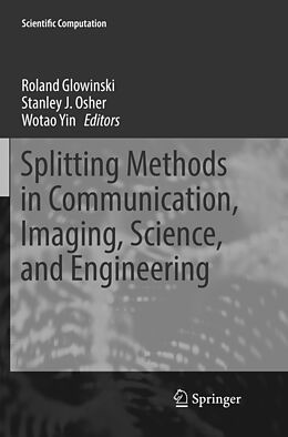 Couverture cartonnée Splitting Methods in Communication, Imaging, Science, and Engineering de 