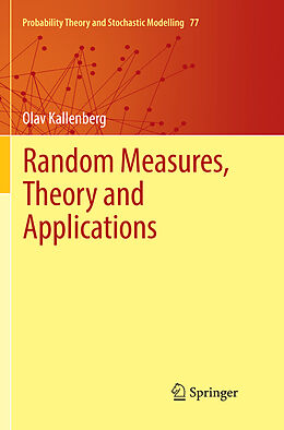 Couverture cartonnée Random Measures, Theory and Applications de Olav Kallenberg