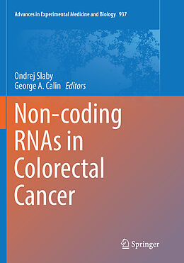 Couverture cartonnée Non-coding RNAs in Colorectal Cancer de 