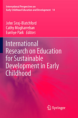 Couverture cartonnée International Research on Education for Sustainable Development in Early Childhood de 