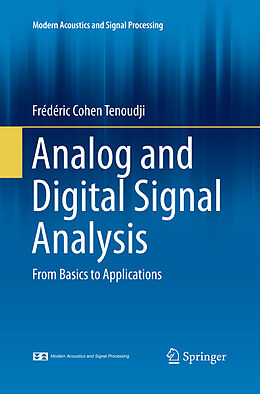 Couverture cartonnée Analog and Digital Signal Analysis de Frédéric Cohen Tenoudji