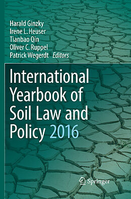 Couverture cartonnée International Yearbook of Soil Law and Policy 2016 de 