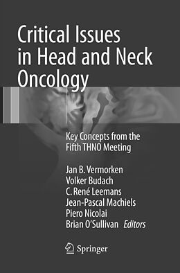 Couverture cartonnée Critical Issues in Head and Neck Oncology de 