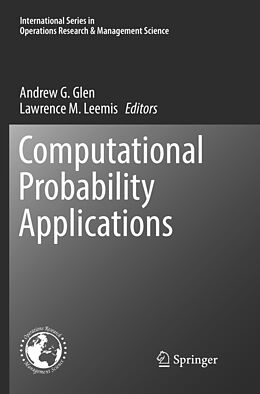 Kartonierter Einband Computational Probability Applications von 