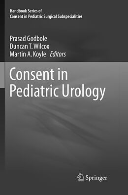 Couverture cartonnée Consent in Pediatric Urology de 