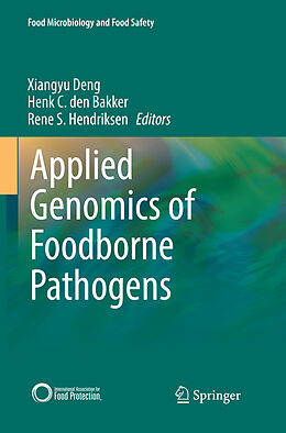 Couverture cartonnée Applied Genomics of Foodborne Pathogens de 