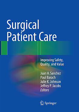 Couverture cartonnée Surgical Patient Care de 