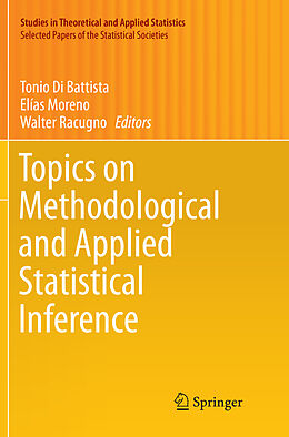 Couverture cartonnée Topics on Methodological and Applied Statistical Inference de 