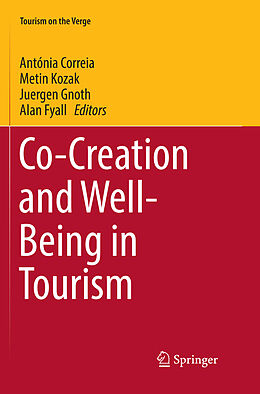 Couverture cartonnée Co-Creation and Well-Being in Tourism de 