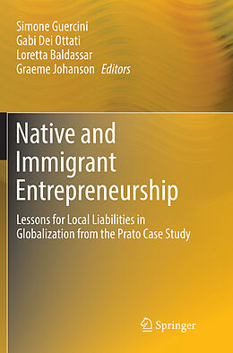 Couverture cartonnée Native and Immigrant Entrepreneurship de 