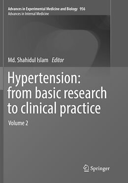 Couverture cartonnée Hypertension: from basic research to clinical practice de 