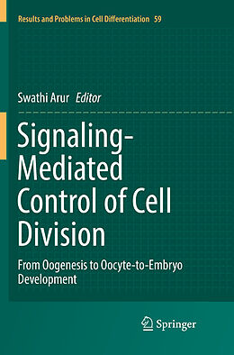 Couverture cartonnée Signaling-Mediated Control of Cell Division de 