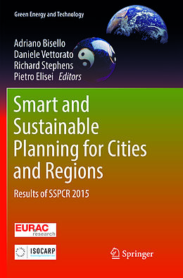 Couverture cartonnée Smart and Sustainable Planning for Cities and Regions de 