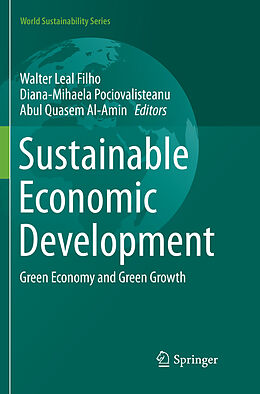 Couverture cartonnée Sustainable Economic Development de 
