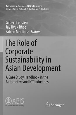 Couverture cartonnée The Role of Corporate Sustainability in Asian Development de 