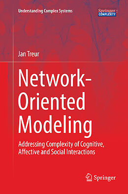 Couverture cartonnée Network-Oriented Modeling de Jan Treur